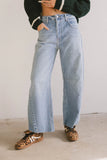 Juliette Barrel Jeans in Light Wash FINAL SALE