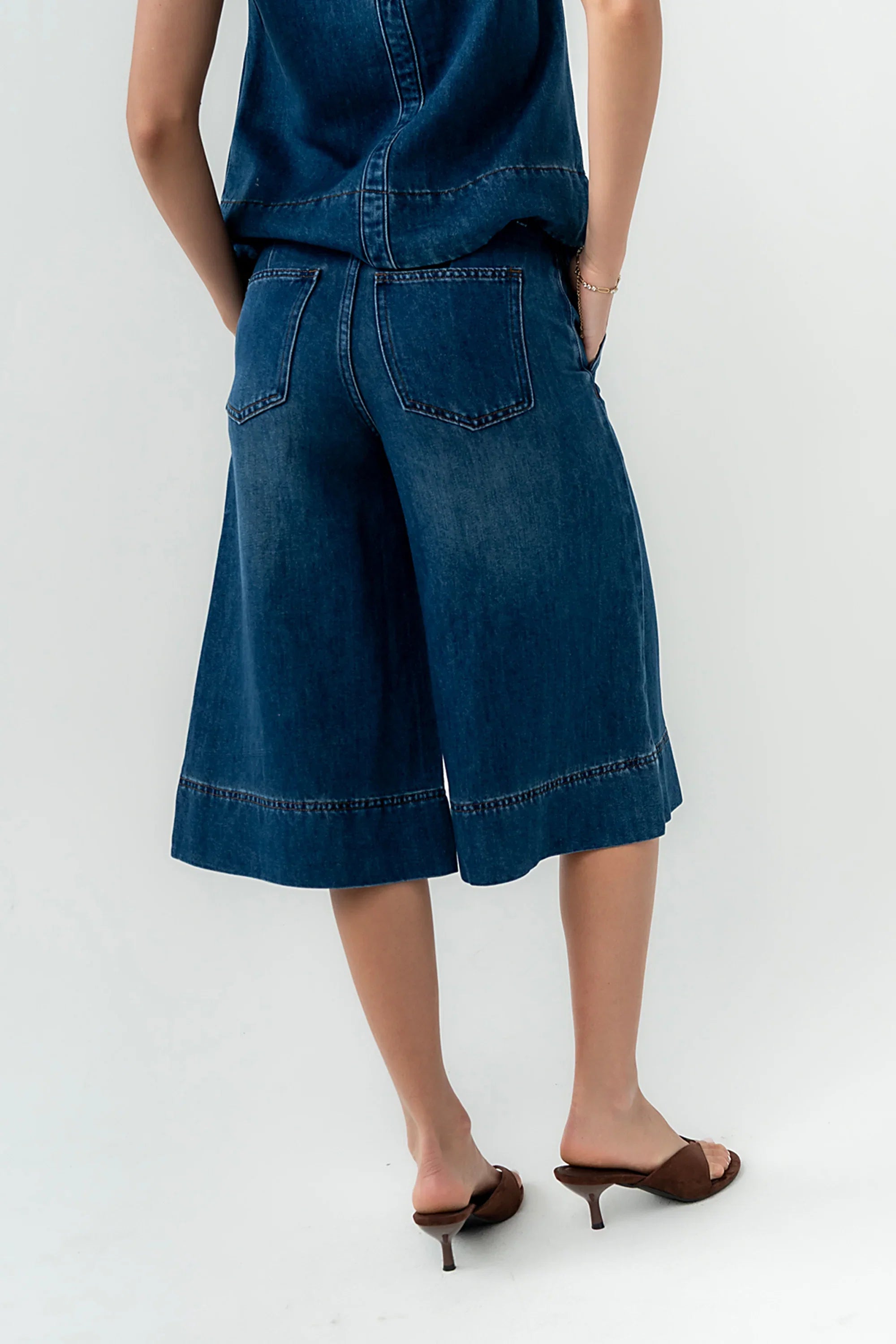 Alix Denim Culottes