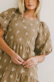 Marco Embroidered Mini Dress FINAL SALE