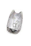 Silver Rhinestones Chain Square Party Handbag