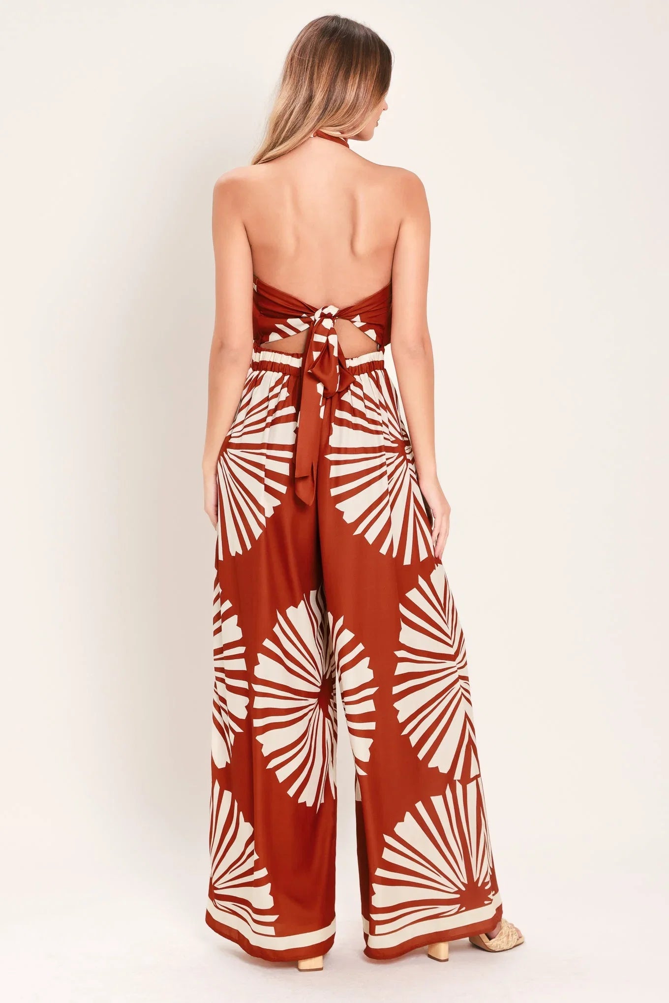 SUMMER RADIANCE TERRACOTTA JUMPSUIT