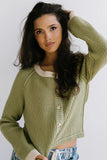 Margaret Contrast Cardigan FINAL SALE