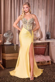 Linda Gown Fitted Dress With Removable Straps