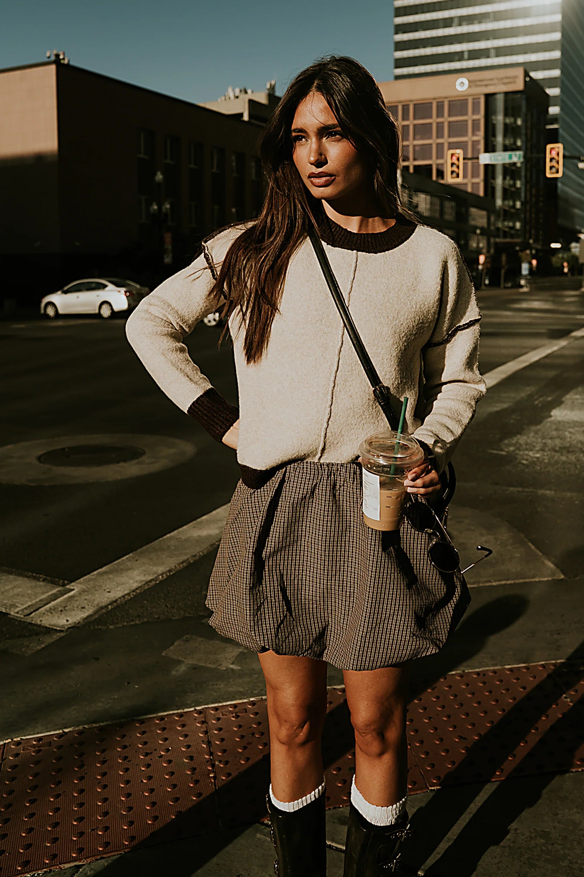 Junie Contrast Sweater FINAL SALE