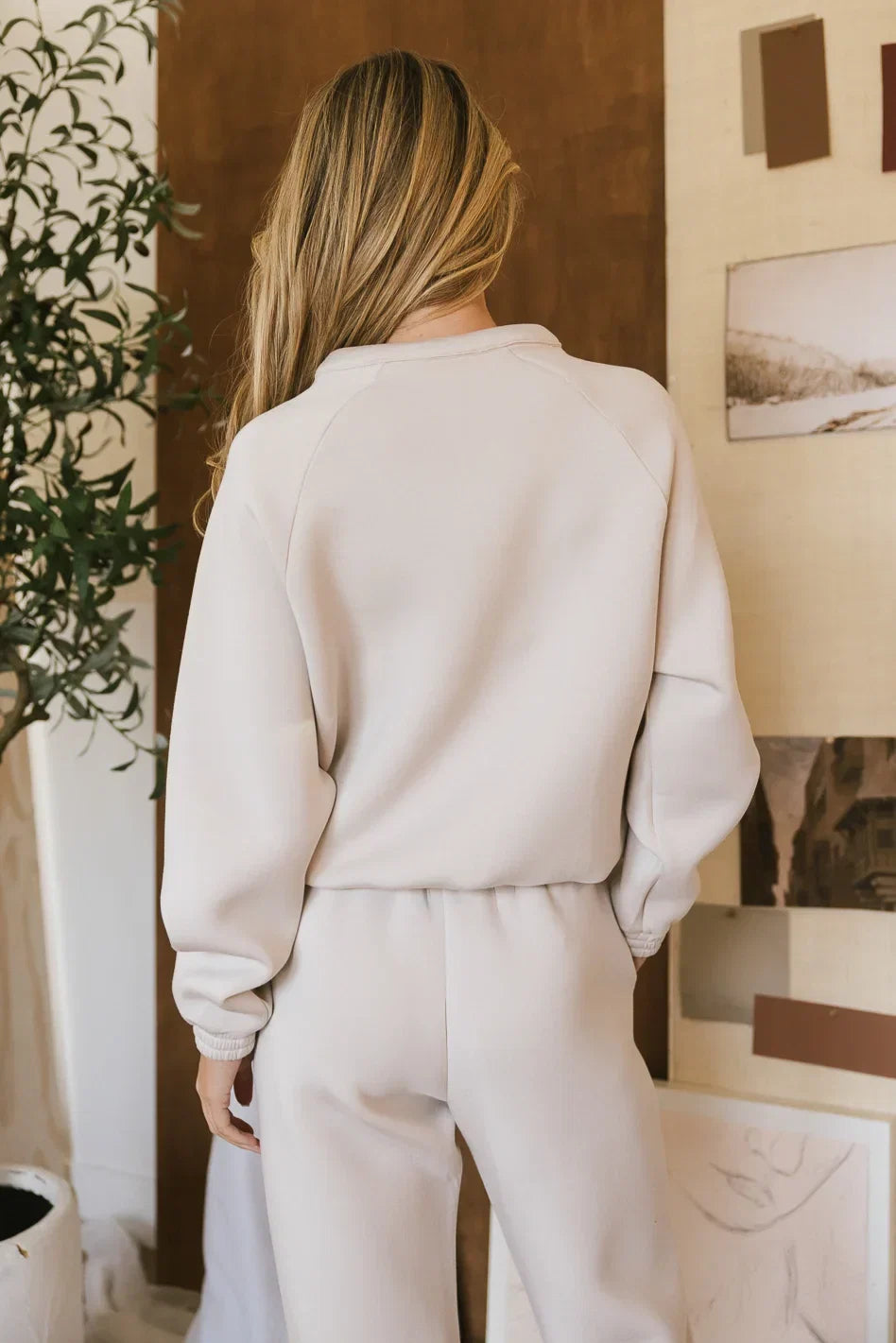 Parker Sweatshirt in Bone FINAL SALE