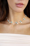 Dressed in Turquoise Pearls Necklace