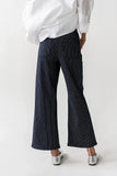 Ariana Striped Wide Leg Jeans