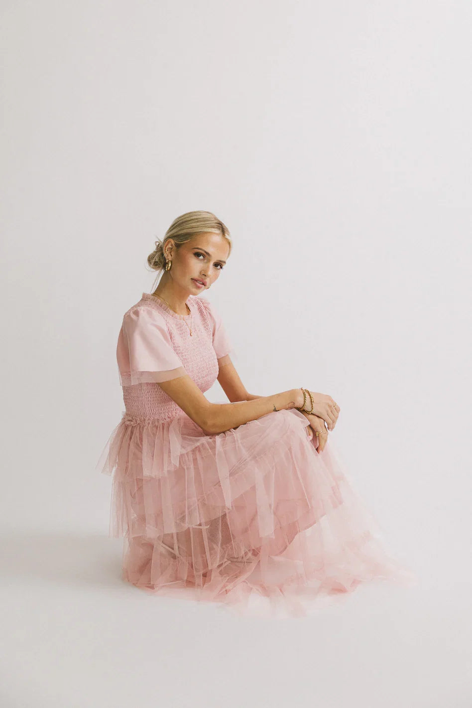 Marcella Ruffle Midi Dress FINAL SALE
