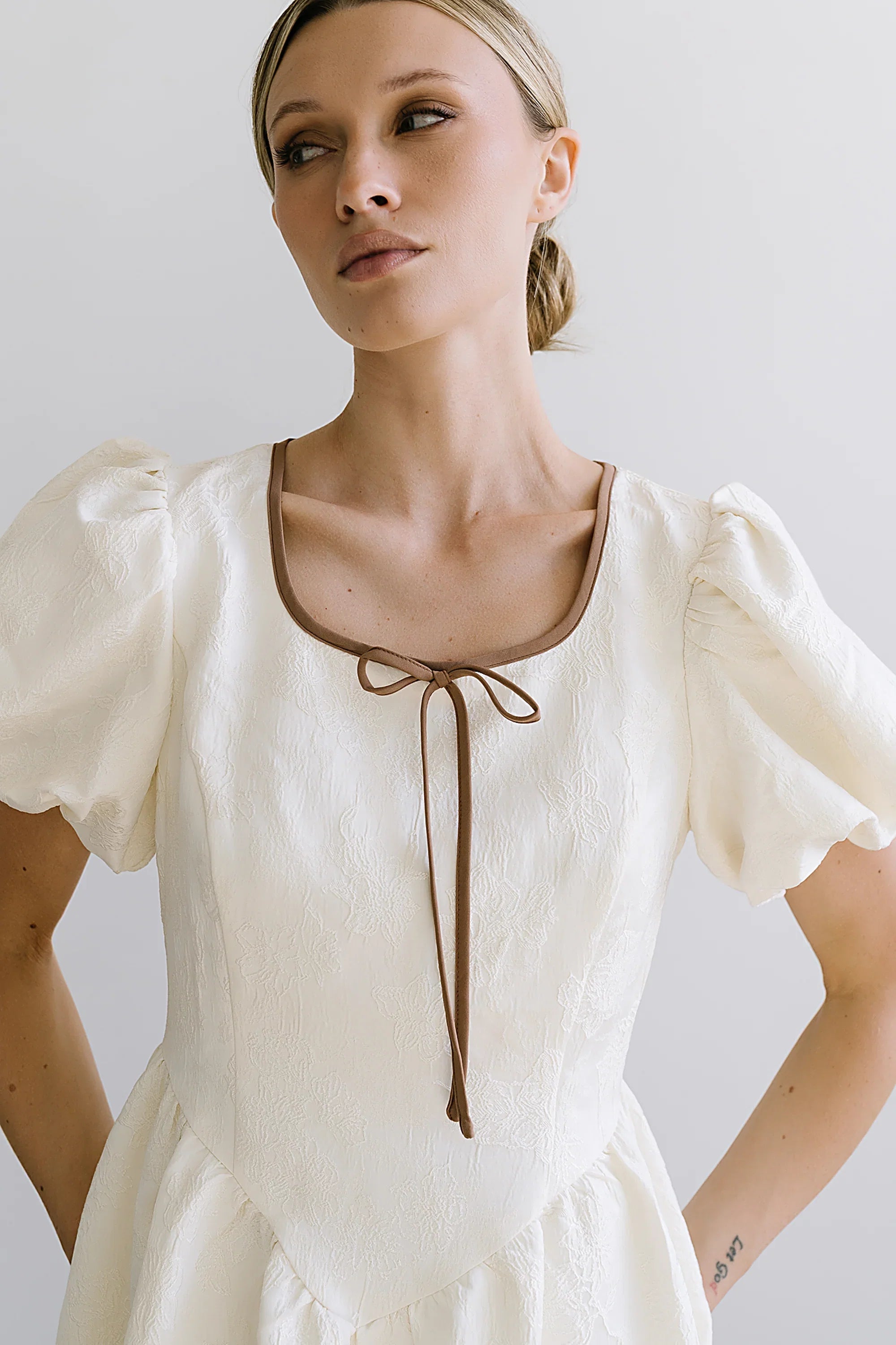Mazie Textured Mini Dress FINAL SALE