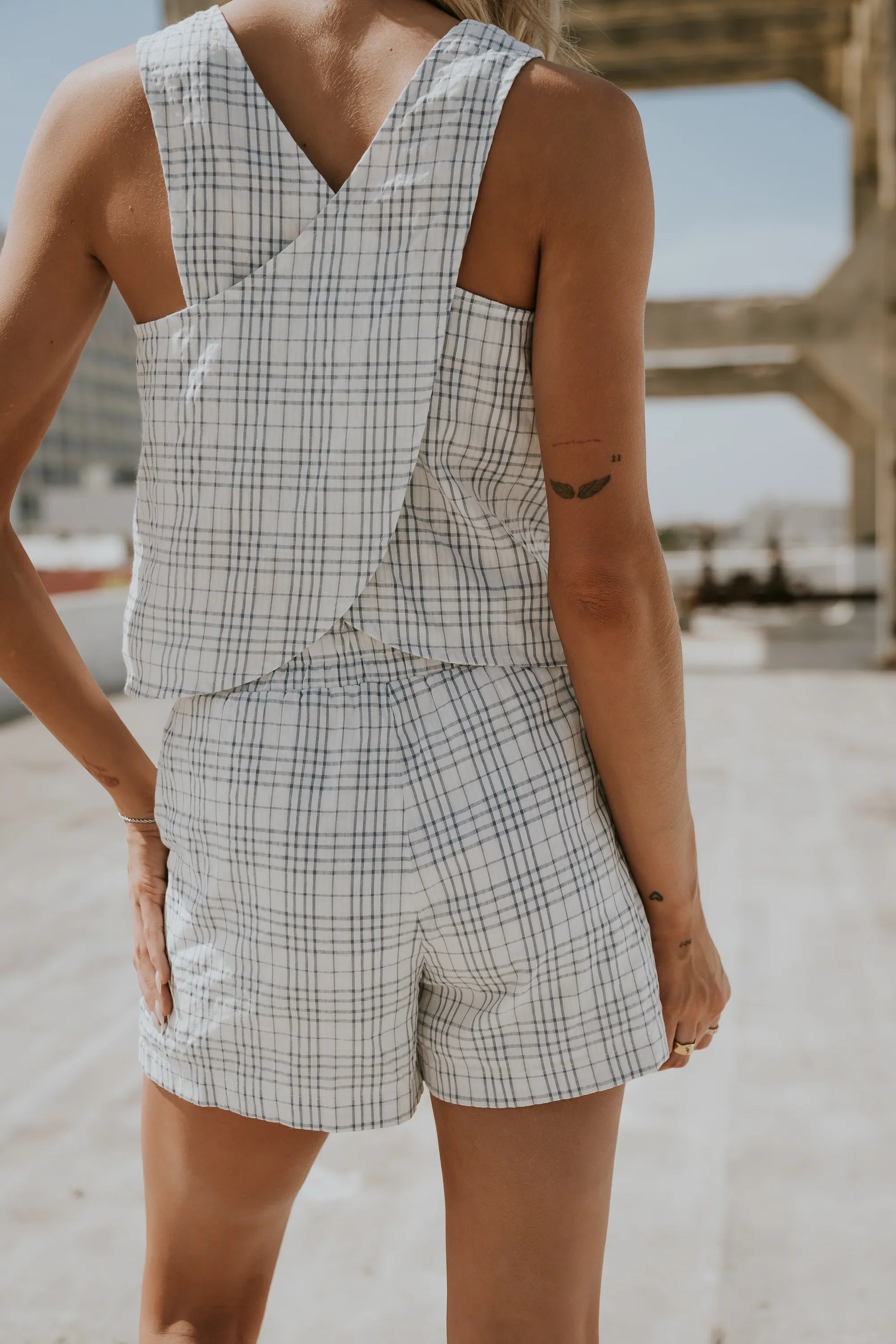 Viola Plaid Shorts