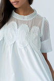Estelle Mesh Top in Light Blue