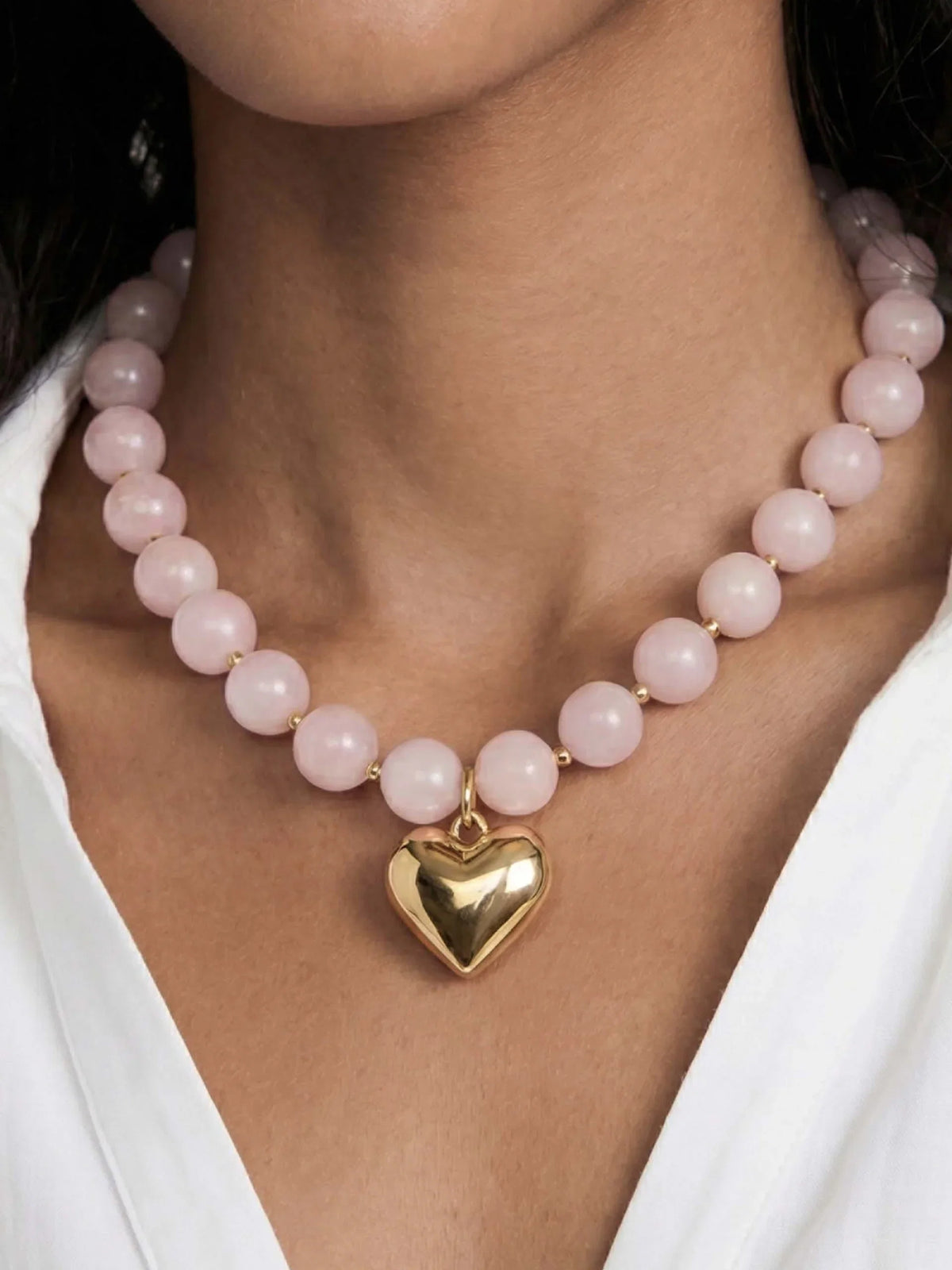 Luck and Love Rose Necklace
