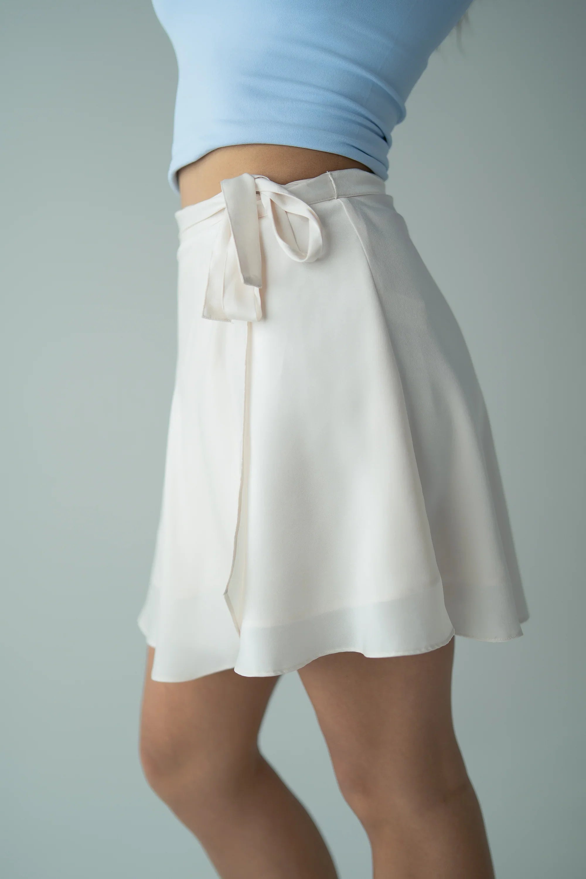 Marshall Wrap Mini Skirt