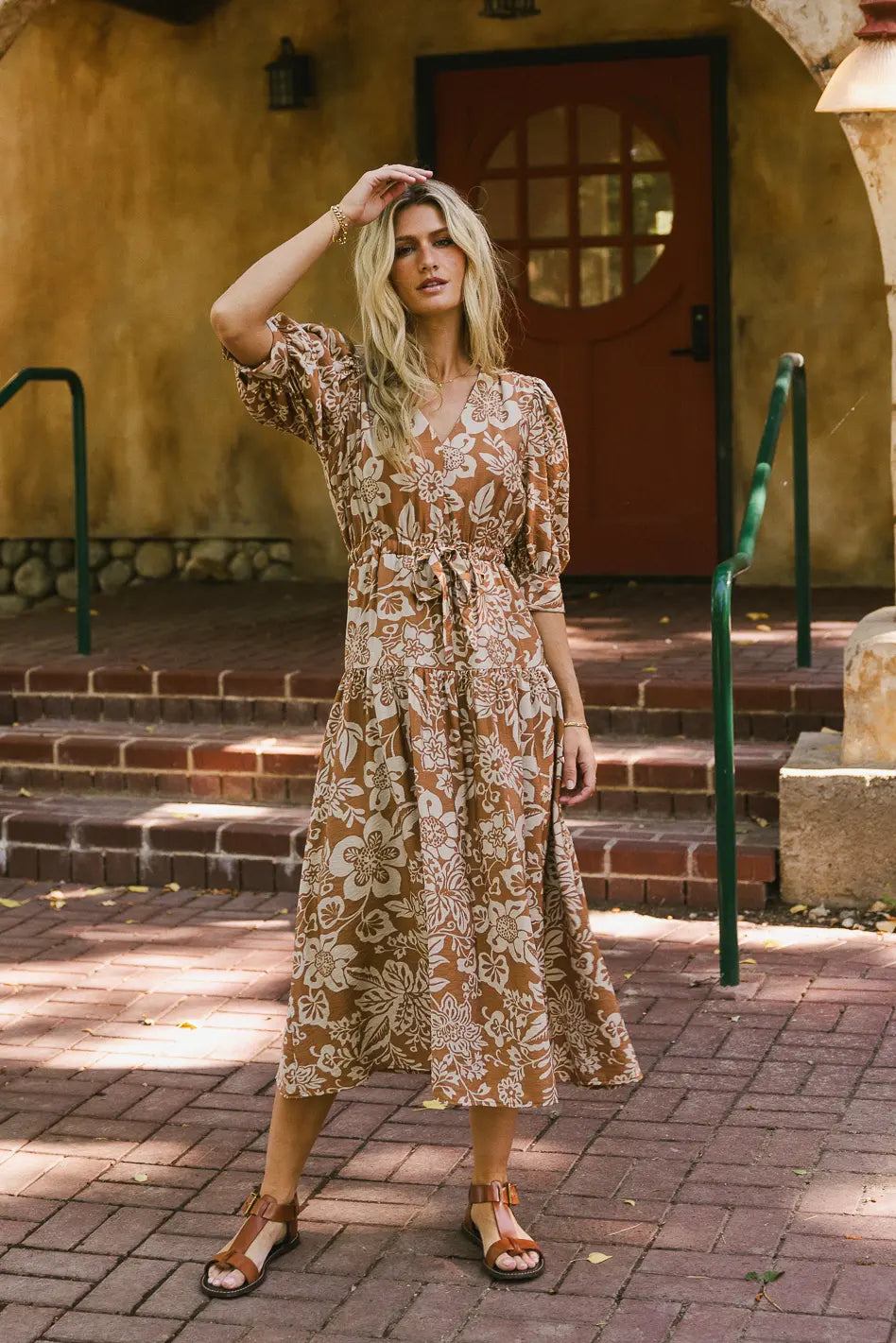 Raina Floral Midi Dress FINAL SALE
