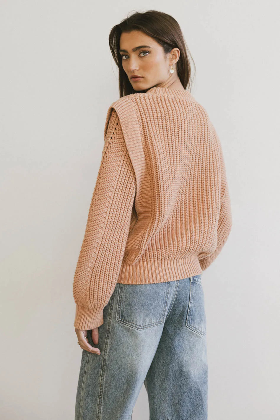 Dream Knit Sweater in Blush FINAL SALE