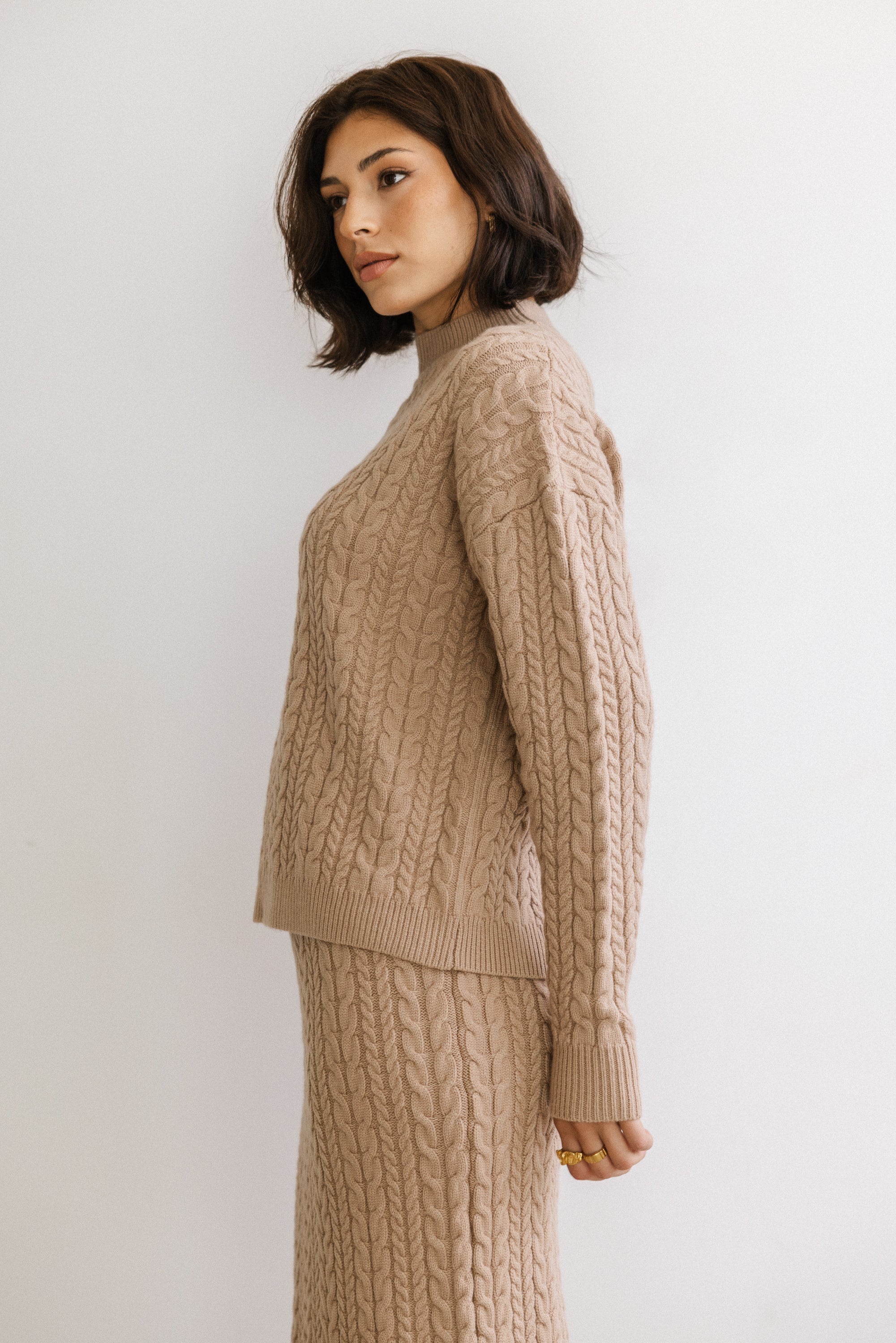 Renley Cable Knit Sweater FINAL SALE