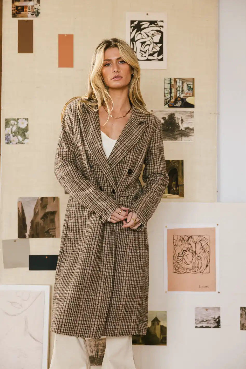 Mckenna Plaid Coat FINAL SALE