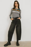 Lex Barrel Jeans in Black FINAL SALE