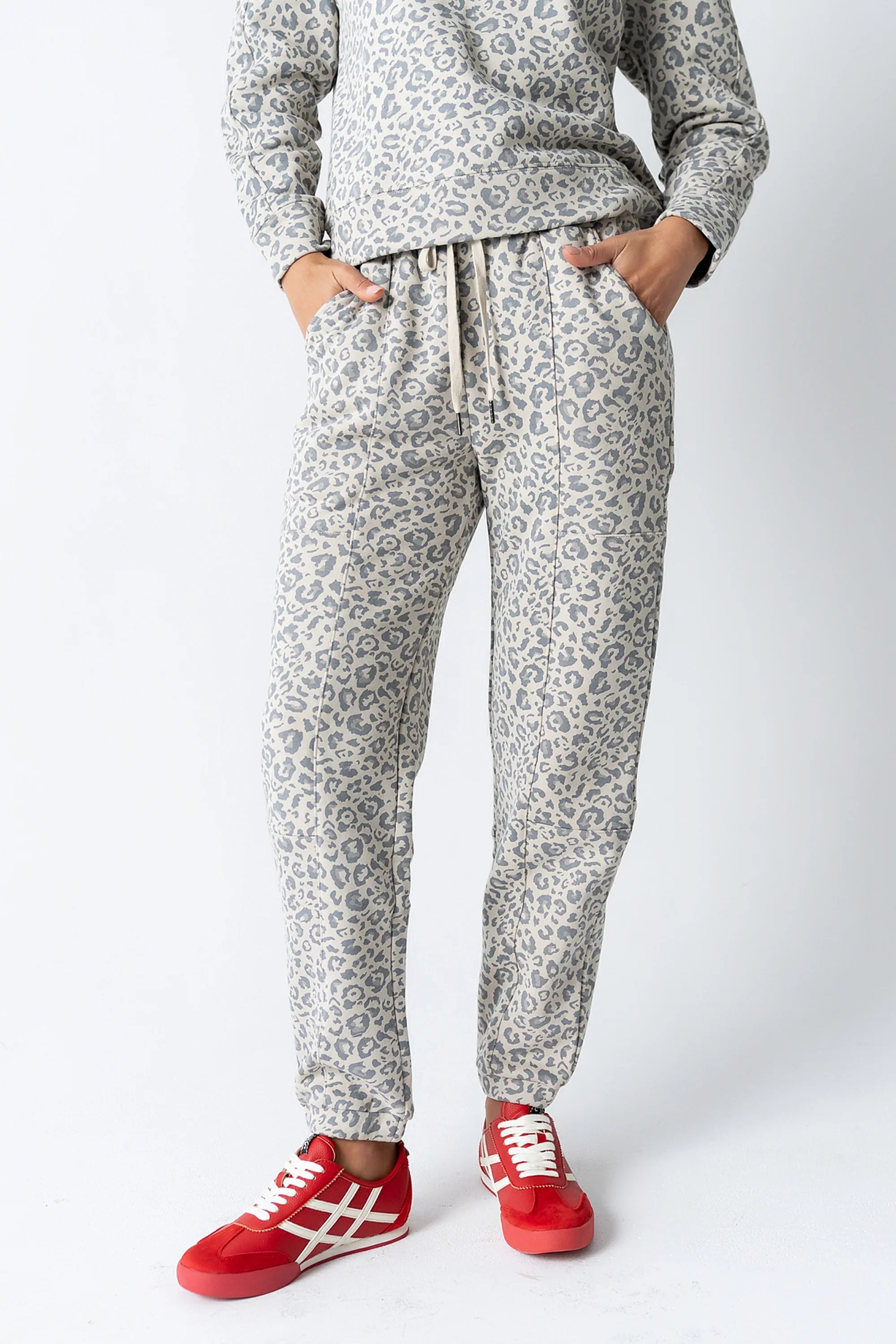 Patricia Barrel Sweatpants in Leopard FINAL SALE