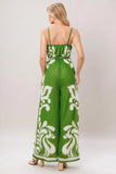 PALAZZO MUSE GREEN JUMPSUIT