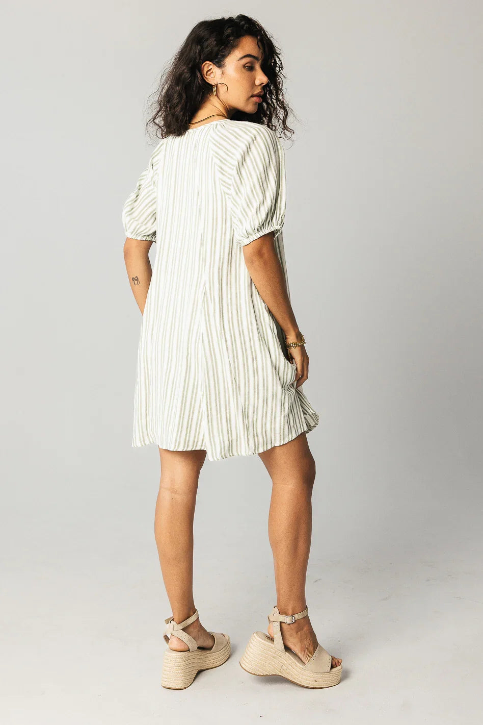 Jenny Striped Babydoll Dress FINAL SALE