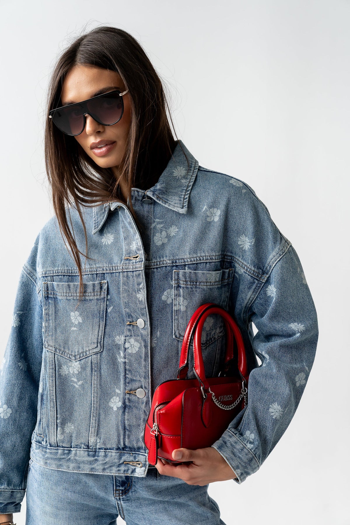 Carla Floral Denim Jacket