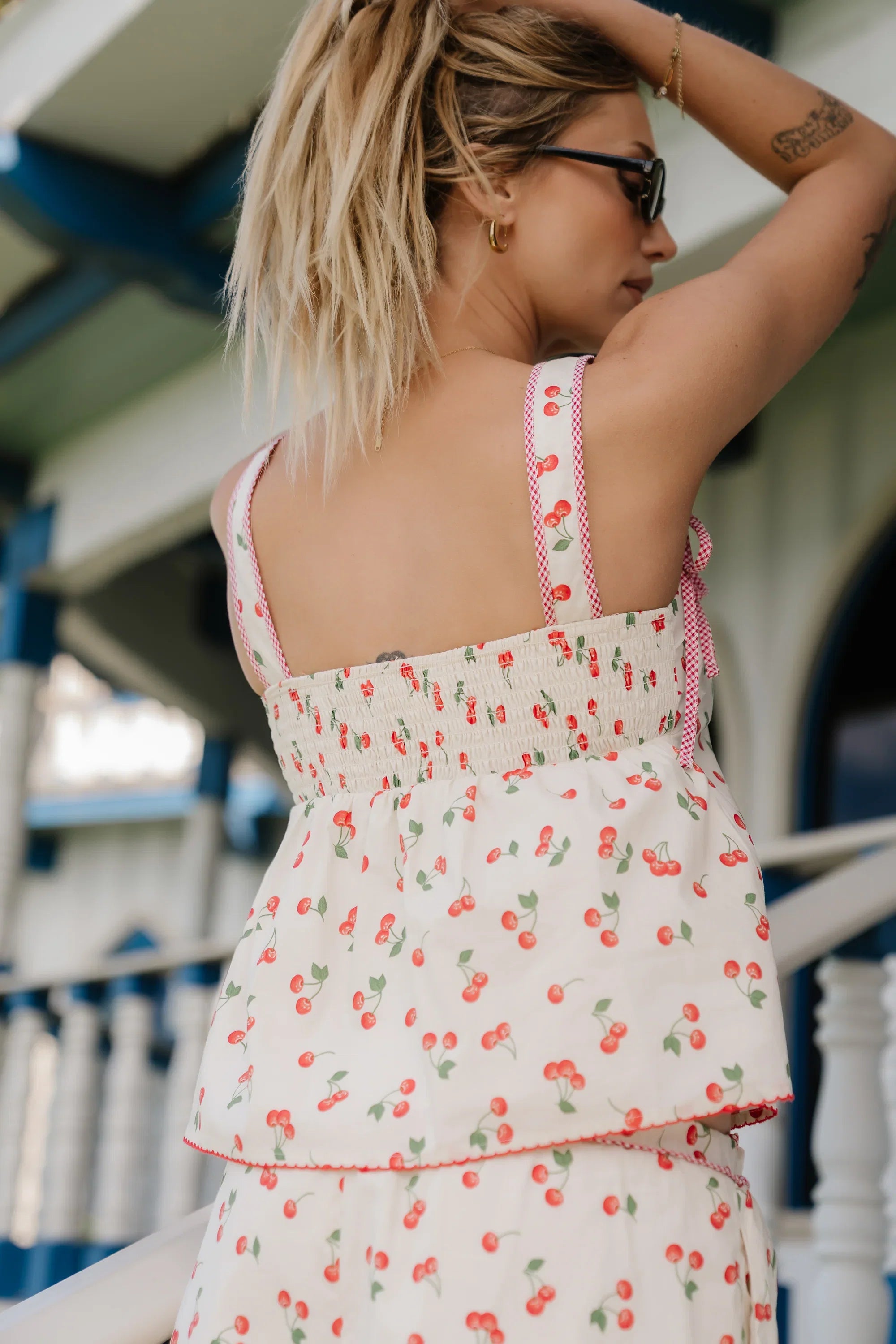 Casey Cherry Tank Top