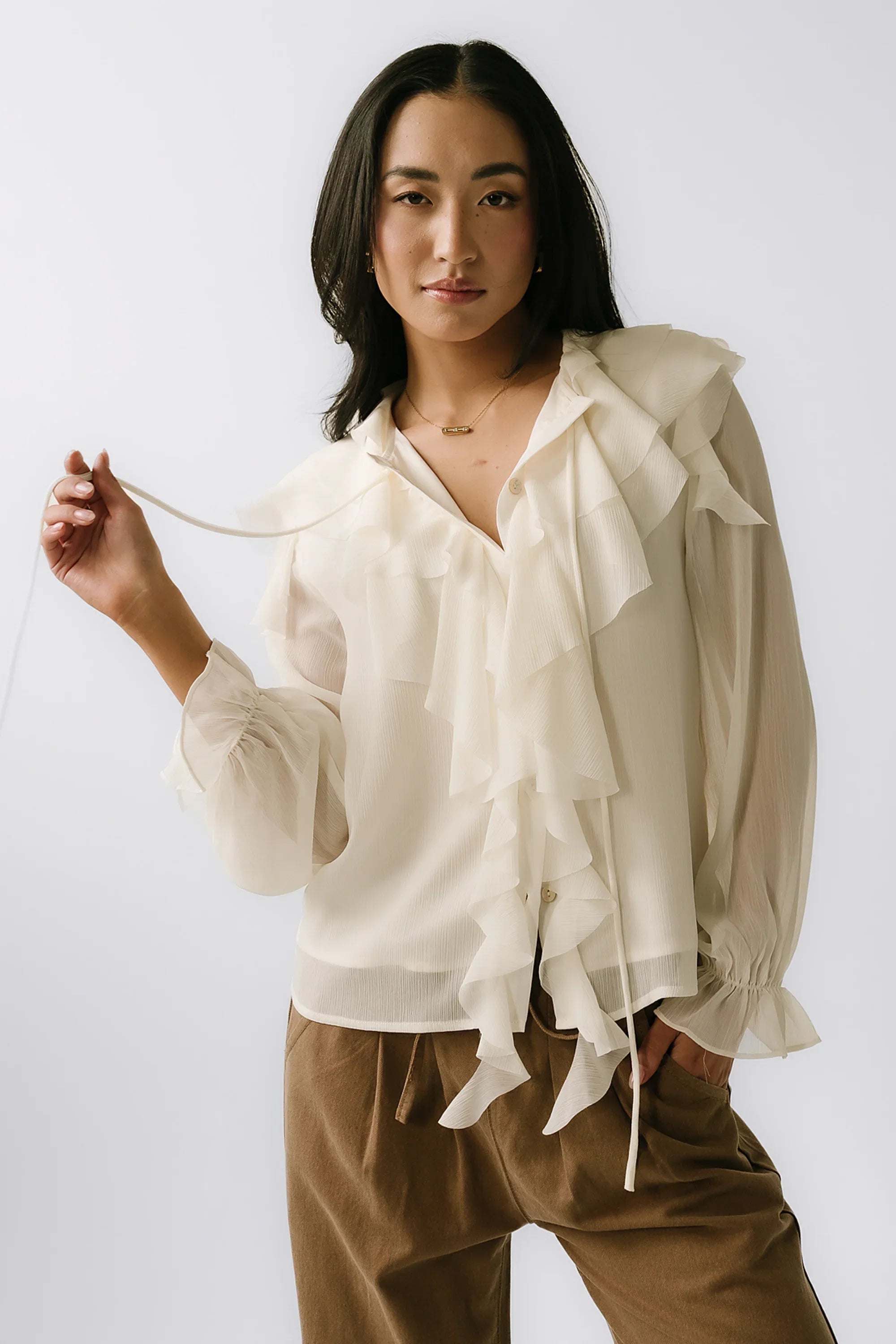 Markus Sheer Blouse FINAL SALE