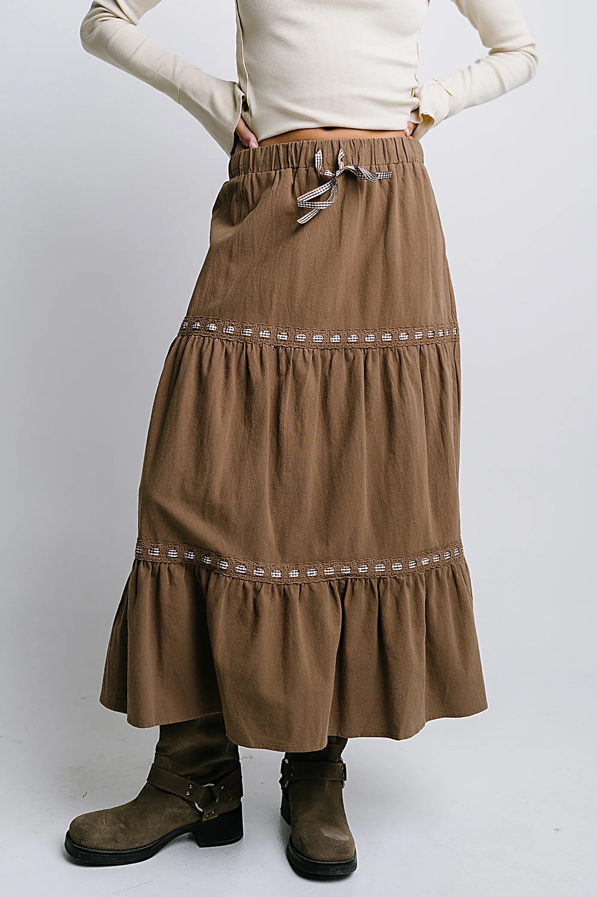 Anika Tiered Maxi Skirt FINAL SALE