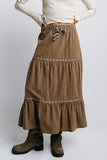 Anika Tiered Maxi Skirt FINAL SALE