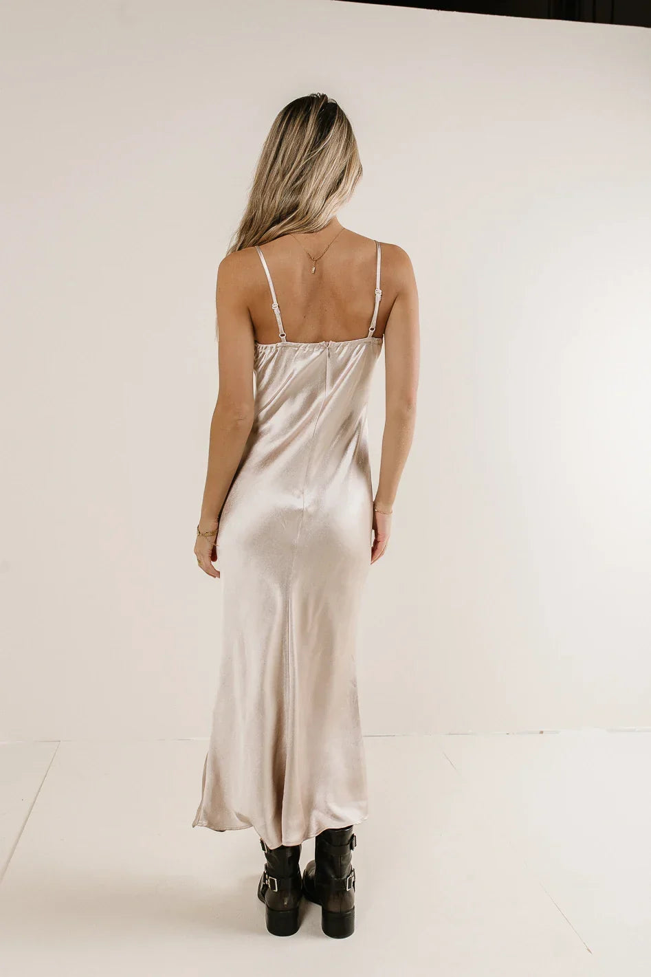 Vanessa Twofer Dress in Champagne FINAL SALE