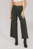 Aspen Wide Leg Pants in Hunter Green FINAL SALE