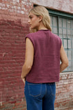 Paige Knit Sweater in Burgundy FINAL SALE