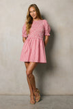Liana Bow Tie Mini Dress FINAL SALE