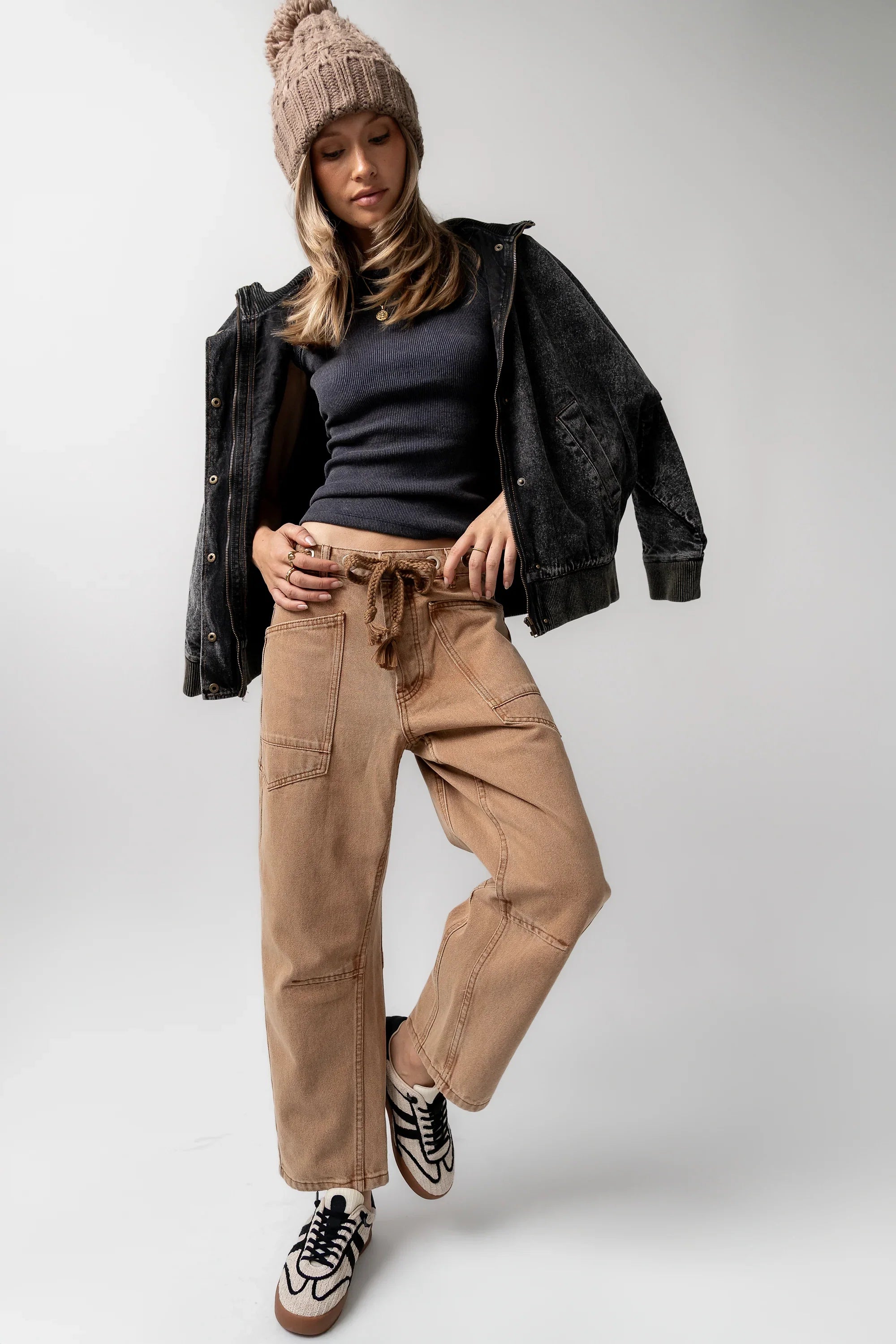 Paige Denim Jacket in Black FINAL SALE