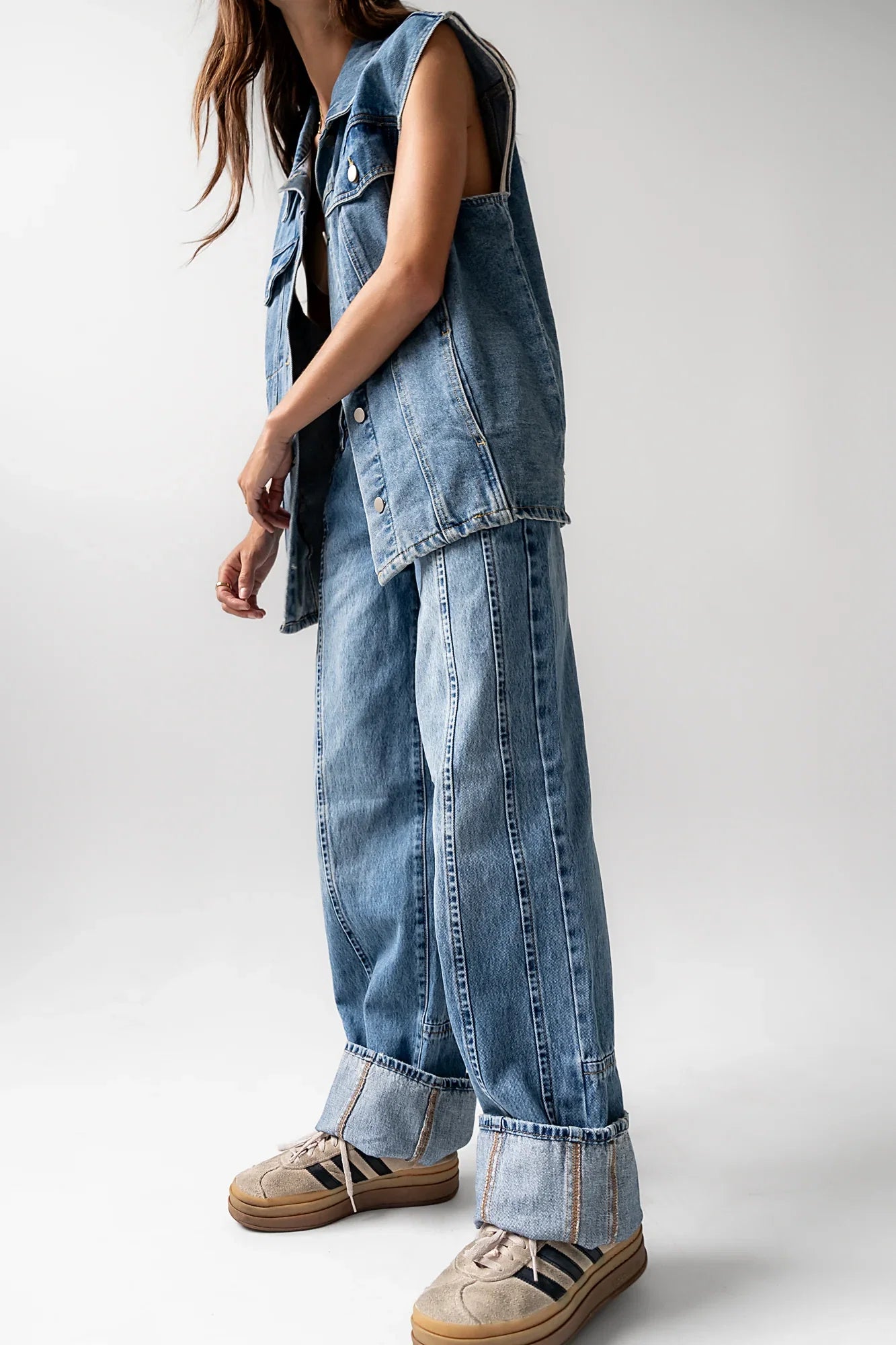 Amina Relaxed Wide Leg Jeans FINAL SALE
