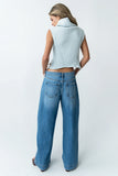 Timothy Sleeveless Sweater in Blue