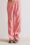 Romero Gingham Pants in Red FINAL SALE