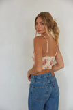 Alyssa Lace Floral Corset Top