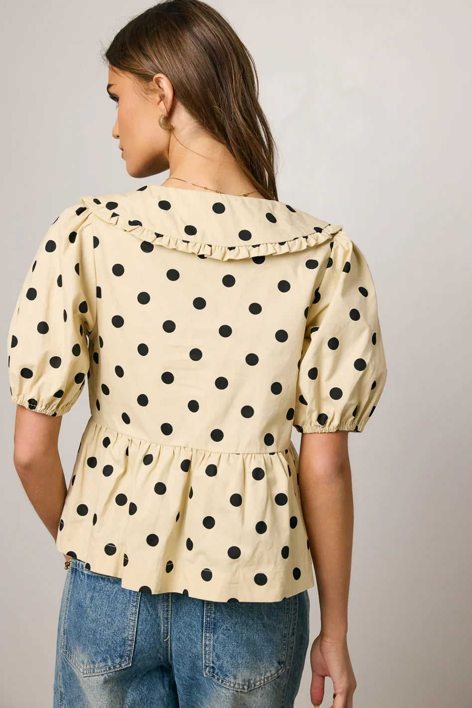 Ronie Peplum Top FINAL SALE