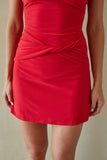 Kiki Twist Front Mini Dress