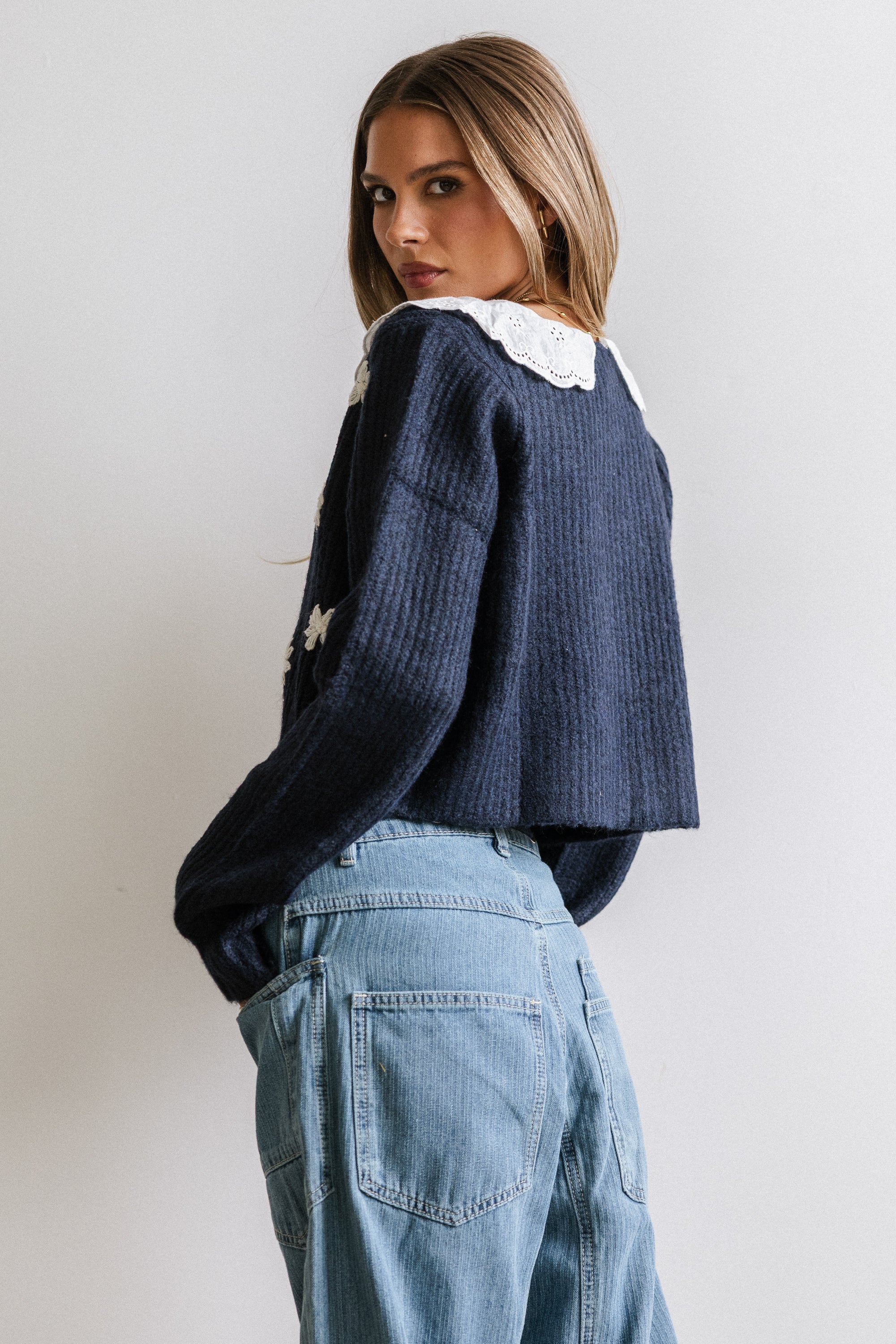 Ricky Embroidered Cardigan FINAL SALE