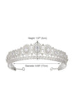 Silver Rhinestone Queen Crown