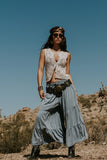 Kiara Crochet Button Vest