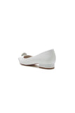 Beaded Pointed Toe Slip On Wedding Shoes With Rhinestone