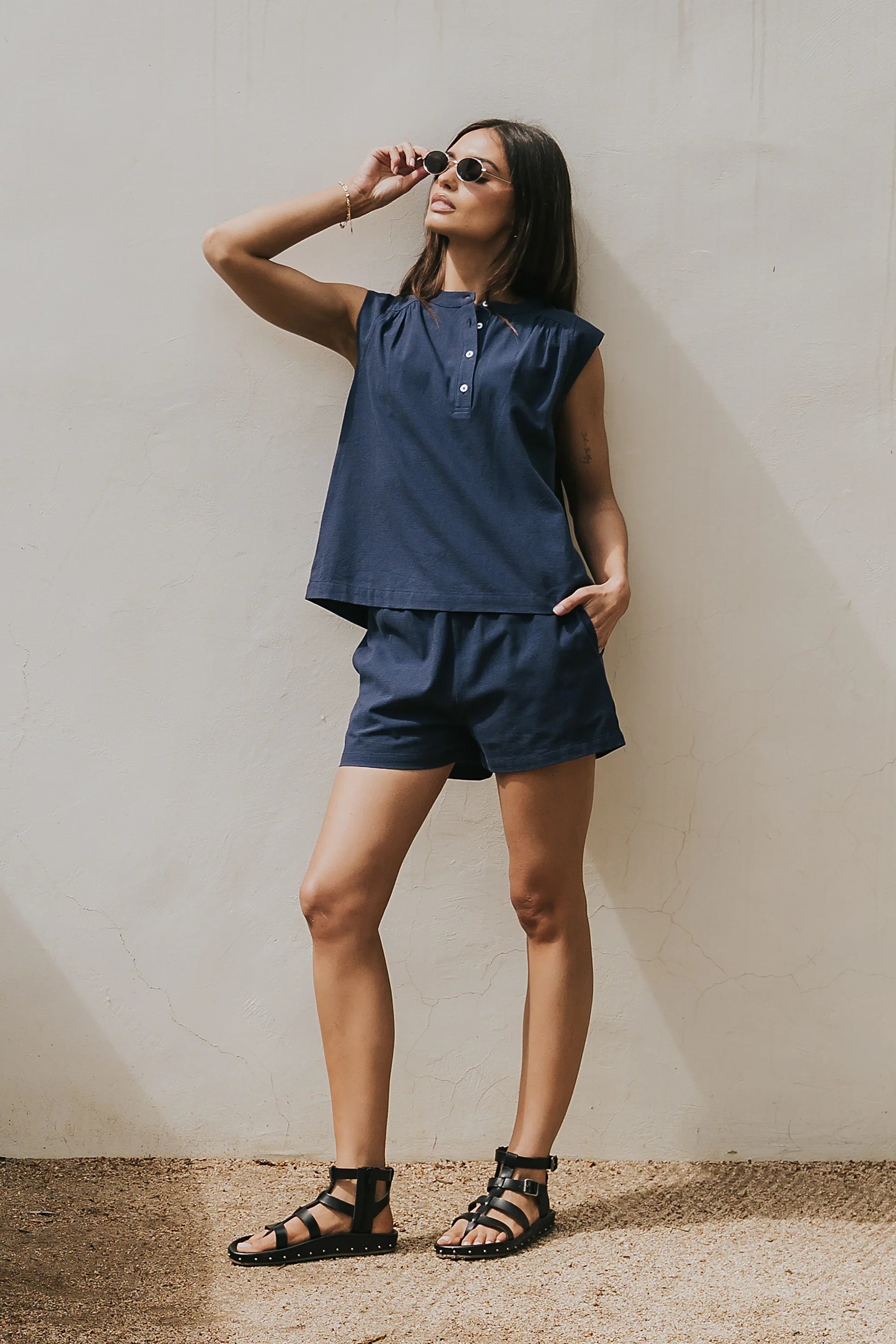 Harley Shorts in Navy