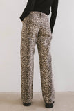 Marshall Straight Leg Jeans in Leopard