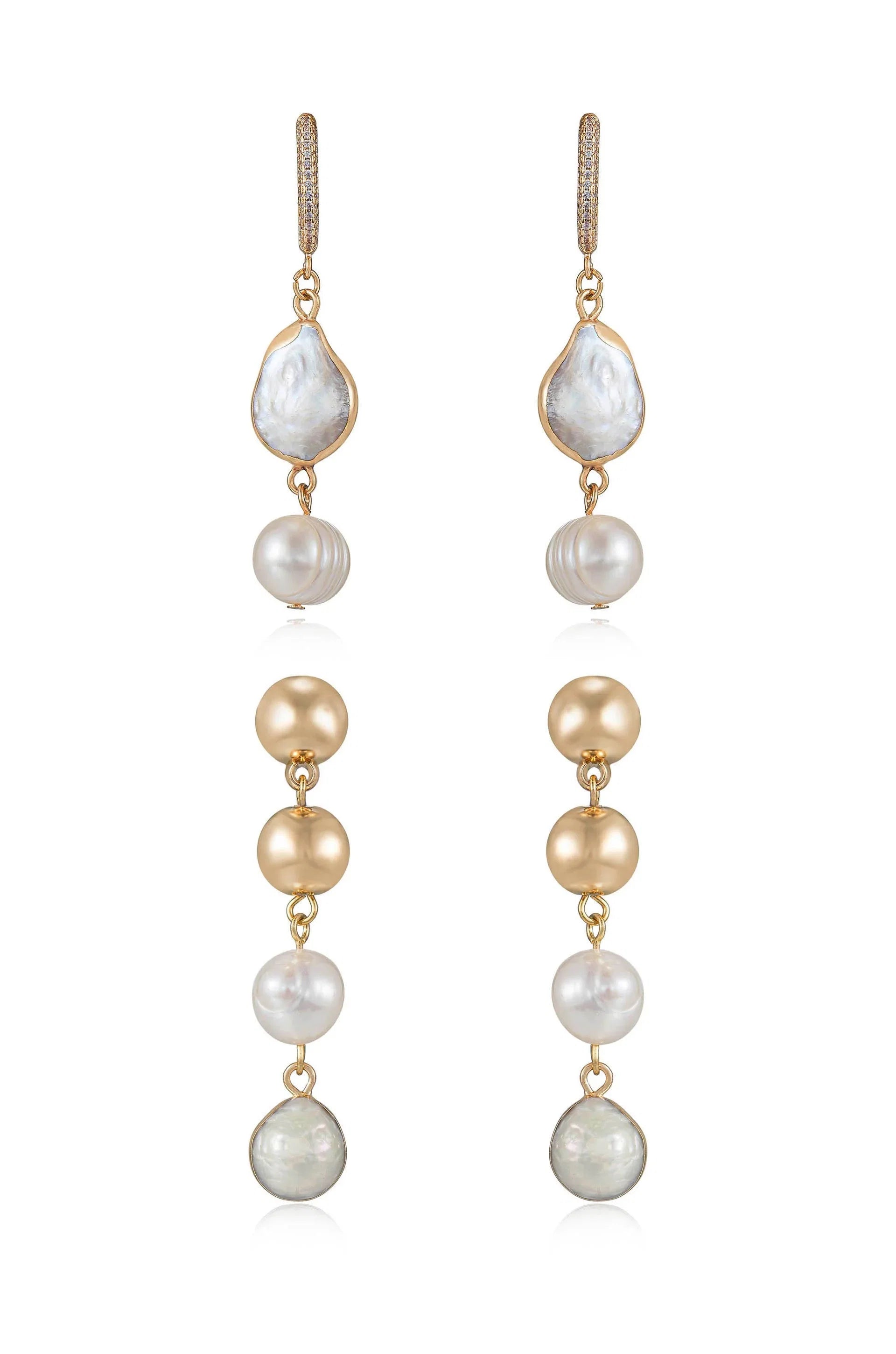 Duchess Pearl and Dangle Earrings