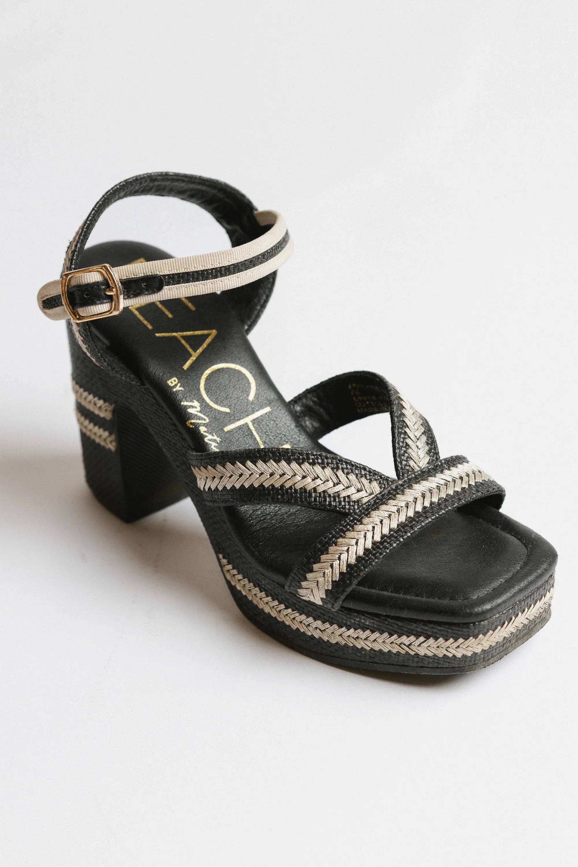 Jaime Raffia Heels FINAL SALE