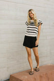 Whitney Crocheted Sweater Top FINAL SALE